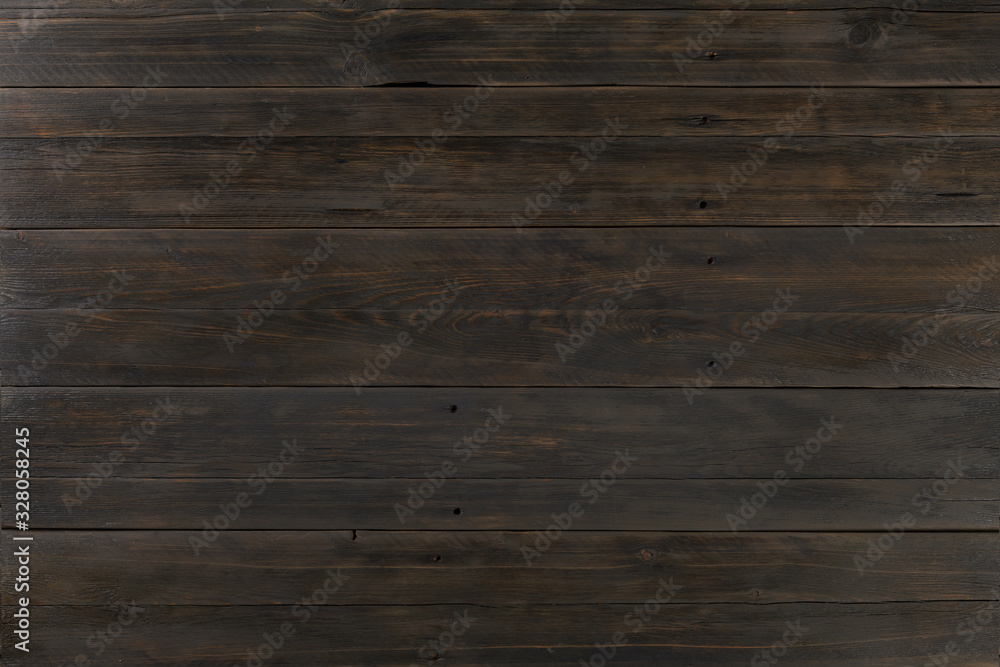 Obraz premium dark brown wooden planks background