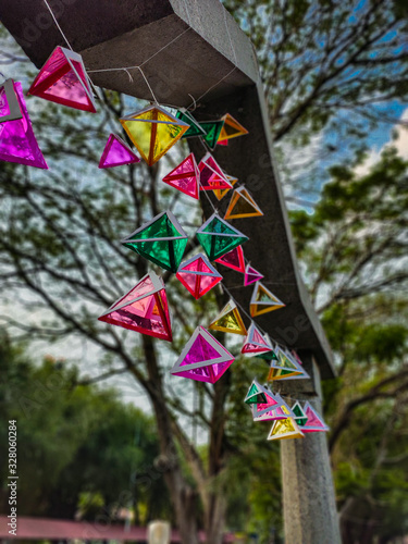 flags on cemetery