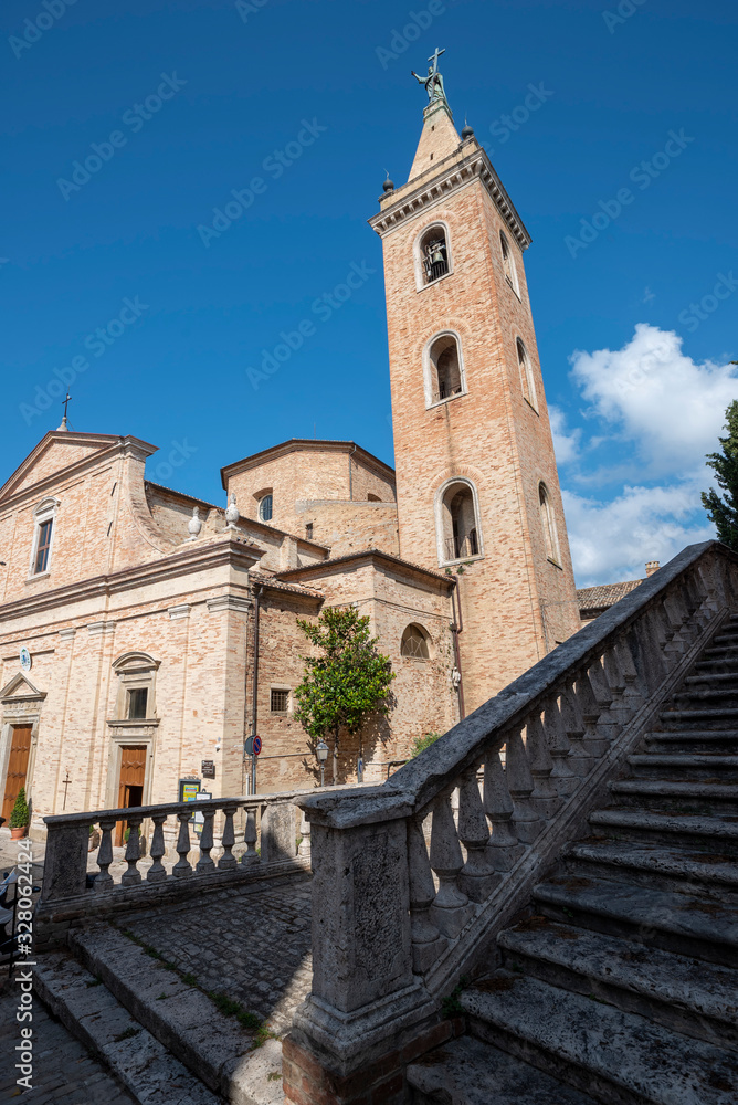 Fototapeta premium Ripatransone, medieval town in Marches, Italy