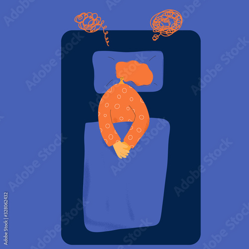 Mental disoder. Young people sitting on the floor.