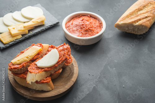 Sobrasada isolated typical food in Mallorca spain