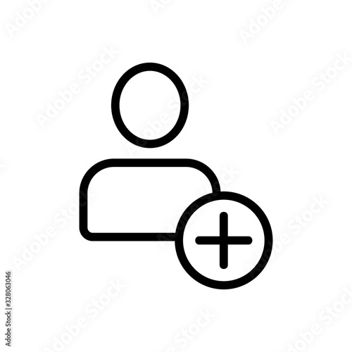 new referral icon vector. Thin line sign. Isolated contour symbol illustration
