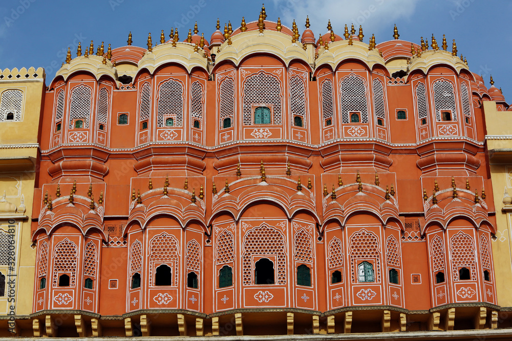 .Palace of the Winds, Hawa Mahal, Jaipur, Rajasthan, India