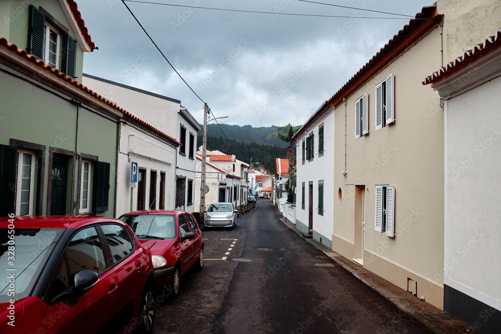 Architecture in Furnas. Azores, Portugal.