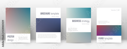 Flyer layout. Minimalistic splendid template for B
