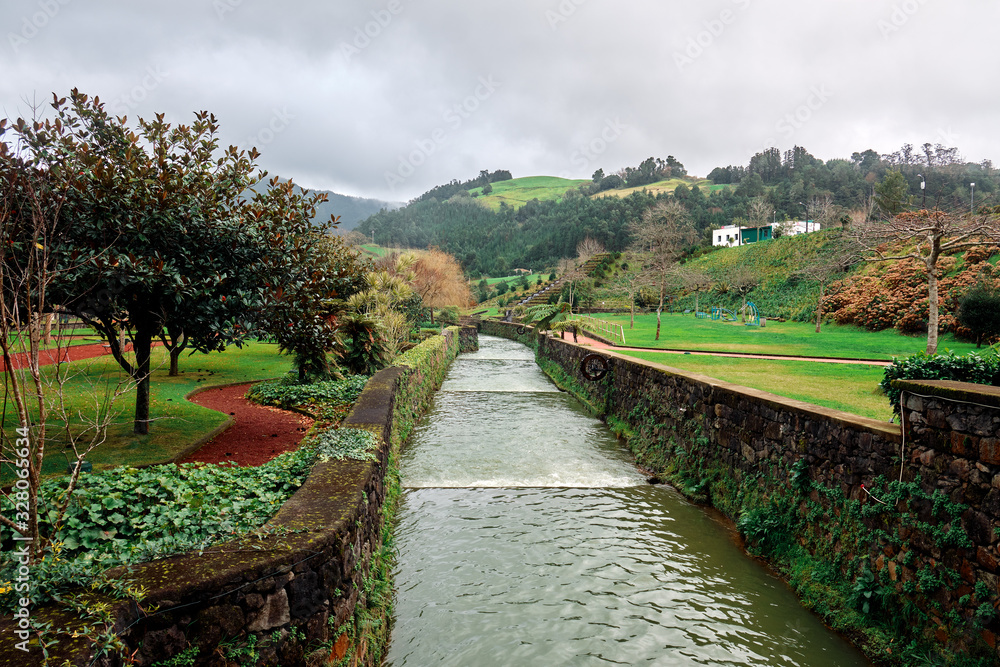 Beautiful park in Furnas. Azores. Beautiful park in Furnas. Azores.