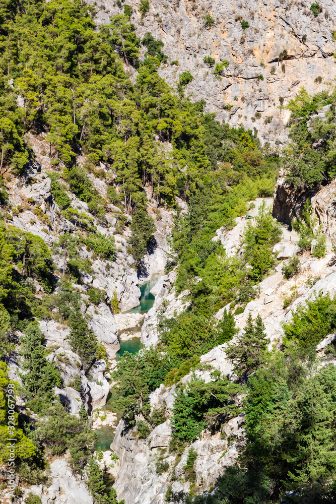 Morning landscape with mountain rocks in Goynuk Canyon in Turkey Morning landscape with mountain rocks in Goynuk Canyon in Turkey