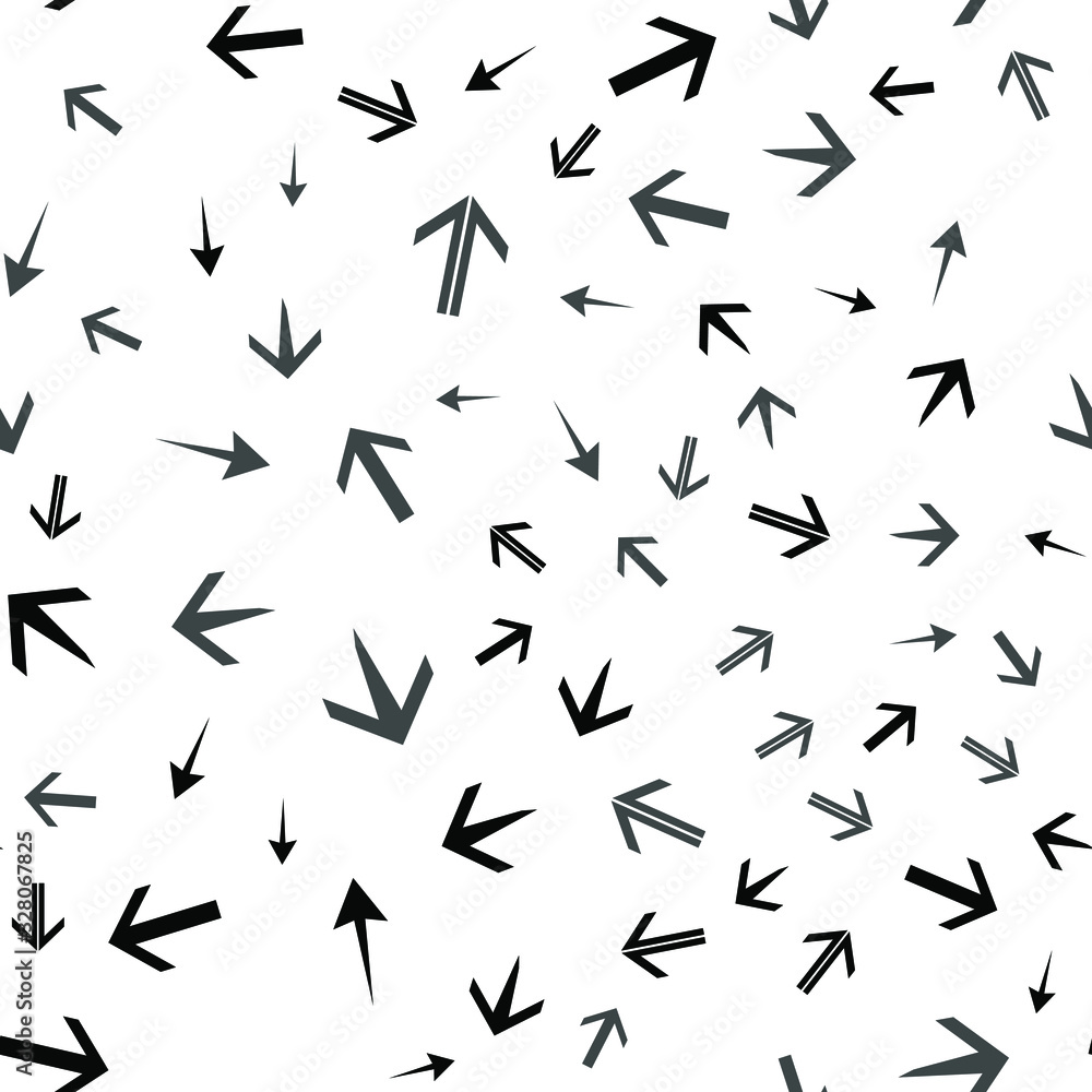 Seamless vector pattern with different arrows. Modern cursor illustration Seamless vector pattern with different arrows. Modern cursor illustration