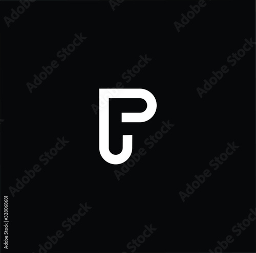 Initial based modern and minimal Logo. PF FP PL LP letter trendy fonts monogram icon symbol. Universal professional elegant luxury alphabet vector design