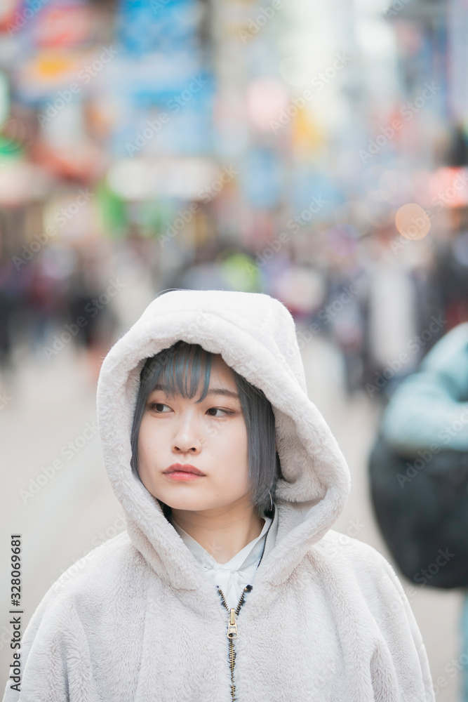 渋谷センター街でのポートレート 渋谷センター街でのポートレート