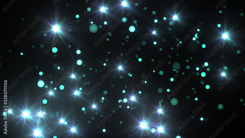 illumination neon space star particle flash light 3D illustration abstract background illumination neon space star particle flash light 3D illustration abstract background