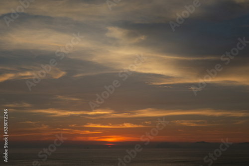 Sunset at Miraflores coast. Lima Peru. © A