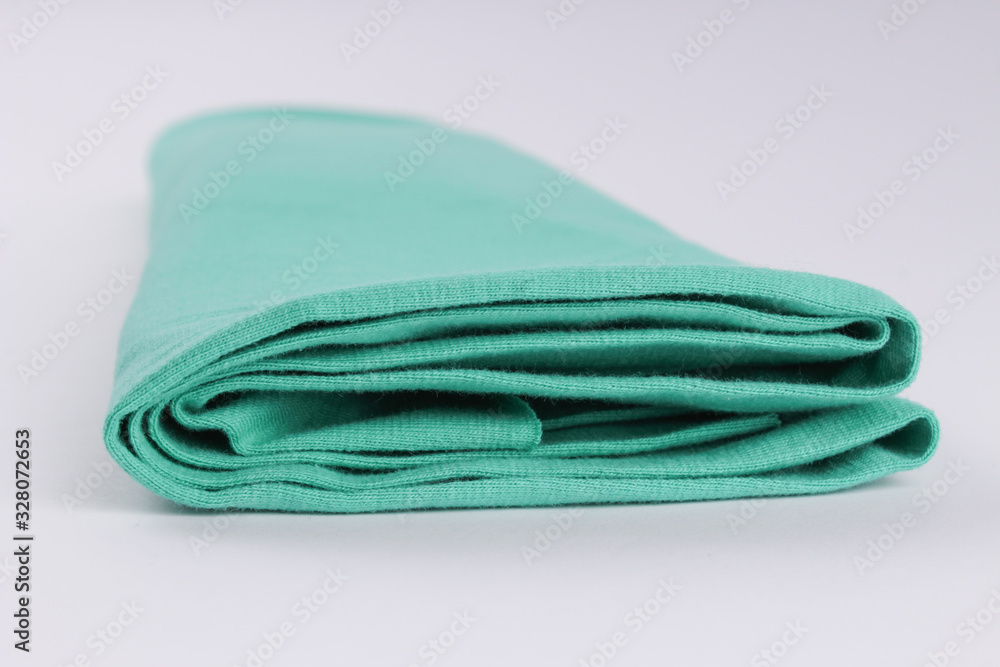 Fototapeta premium the texture of the fabric on a white background