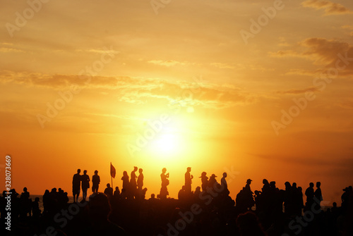 Sunset in Tanah Lot Bali