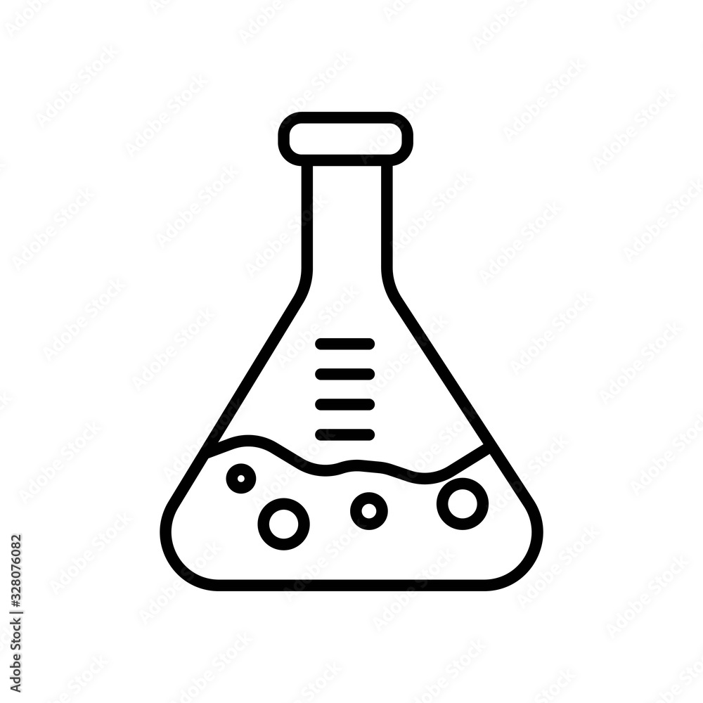 Test tube vector icon illustration Test tube vector icon illustration