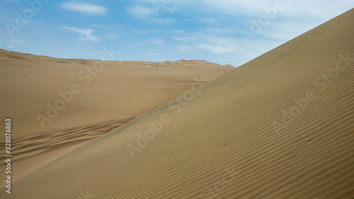 Huacachina Peru. Desert. Dunes. 