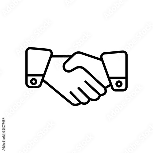 Handshake Friendship Partnership Minimalistic icon