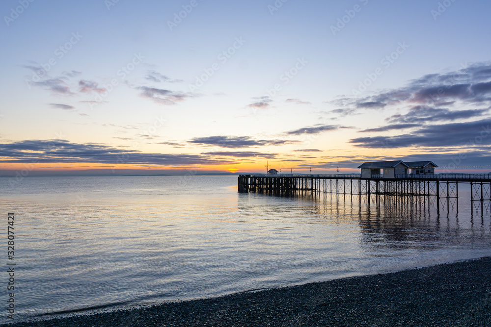 Pier sunset