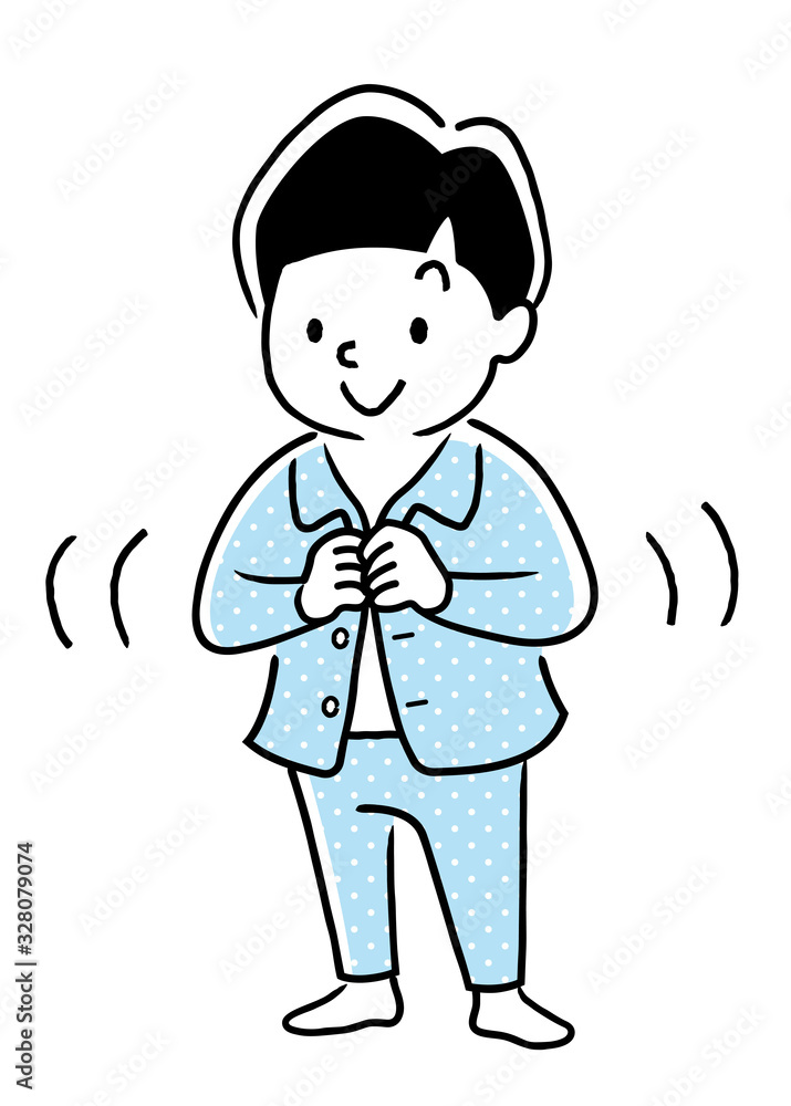 Illustration material: change of clothes for children Illustration material: change of clothes for children