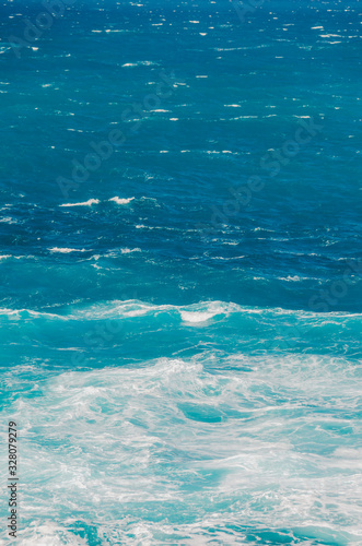 nature poster. Blue ocean