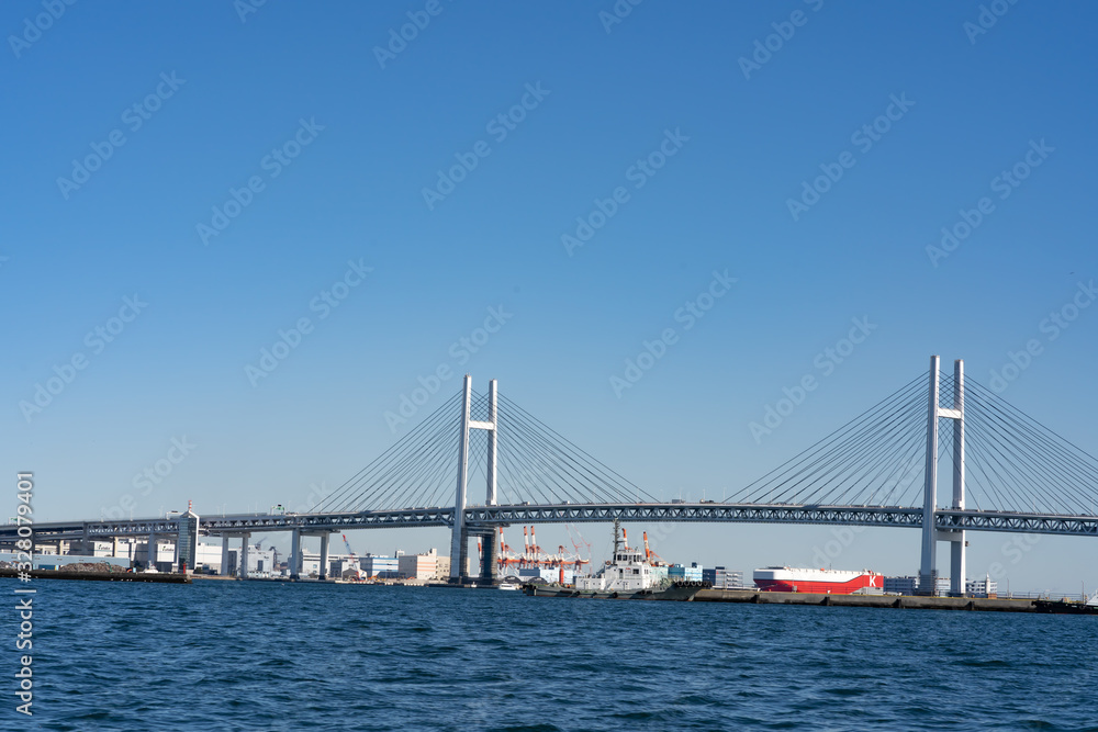 写真素材: 横浜の港の風景