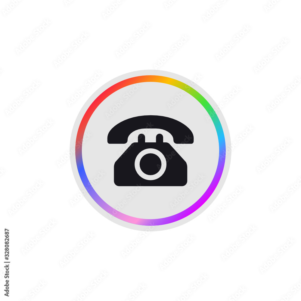 Telephone - Modern App Button Telephone - Modern App Button