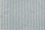 Fabric texture. Small pattern, repeating blue circles.