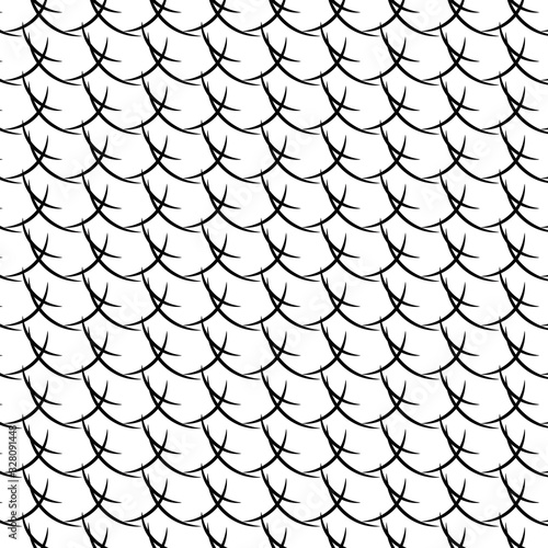 textura de líneas curvas en blanco y negro