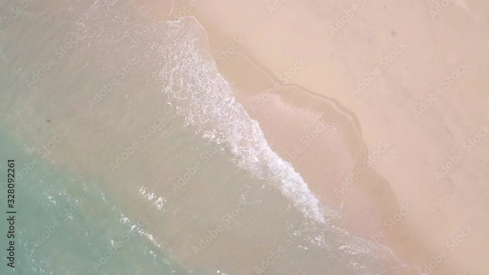 A top view of a beautiful beach A top view of a beautiful beach
