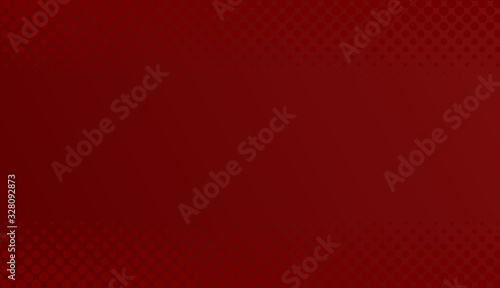 Red halftone background, vector illustration.