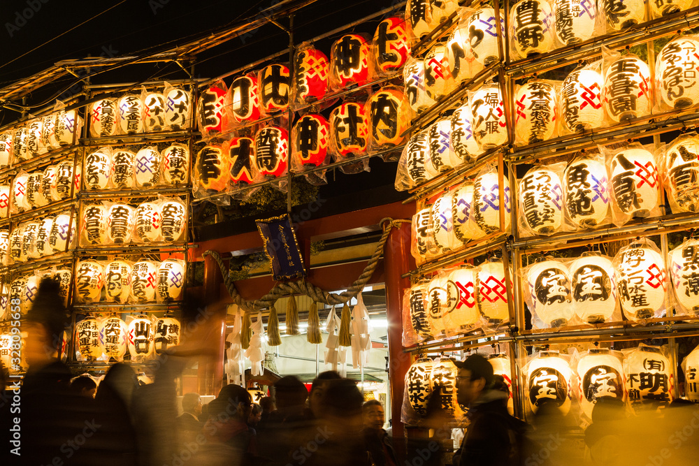 Obraz premium 金刀比羅神社 YOKOHAMA JAPAN 日本