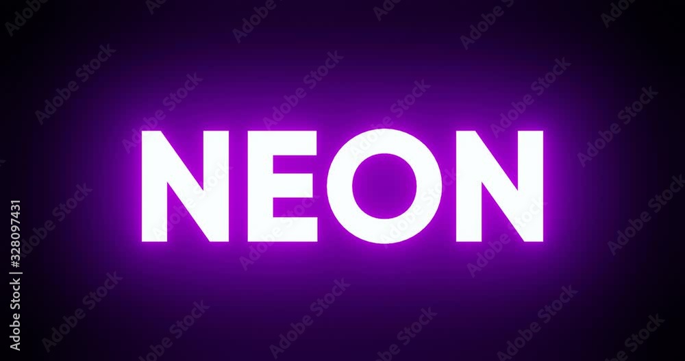 Animation in Neonfarben - NEON Animation in Neonfarben - NEON