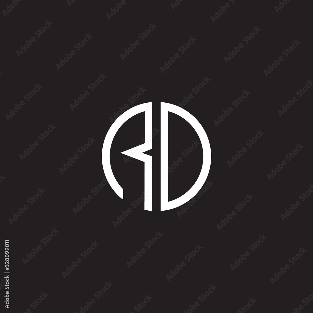 RD letter initial icon logo design vector template RD letter initial icon logo design vector template