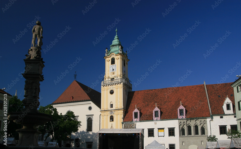 Fototapeta premium Old Town Hall of Bratislava, the capital of Slovakia
