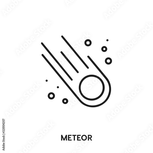 meteor and comet icon vector. meteor and comet icon vector symbol illustration. Modern simple vector icon for your design. meteor and comet icon vector	