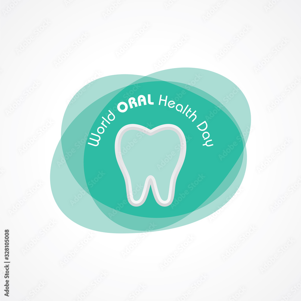 World Oral Health Day design, 20 March World Oral Health Day design, 20 March