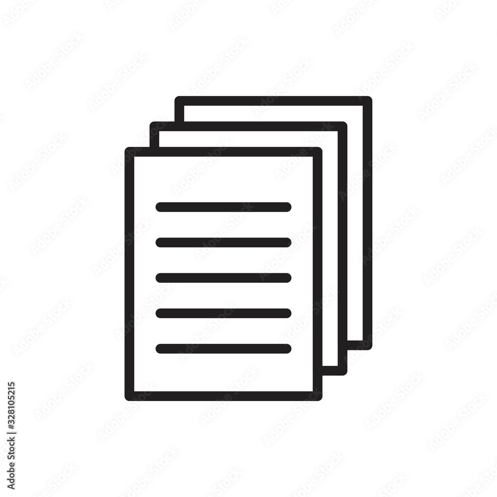 Document icon template black color editable. Document icon symbol Flat vector illustration for graphic and web design. Document icon template black color editable. Document icon symbol Flat vector illustration for graphic and web design.