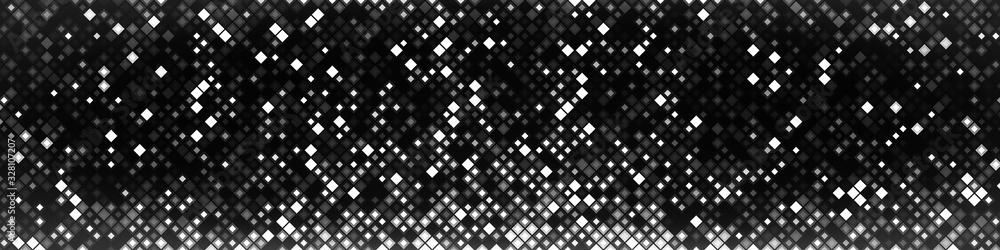Abstract illustration with small squares and pixels. Abstract illustration with small squares and pixels.