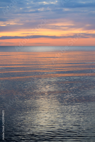 Baltic Sea skyline with clear sky