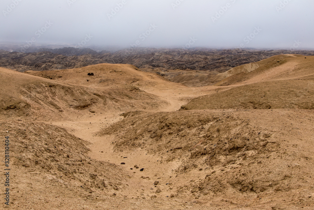 The valley of the moon east of Swakopmund 