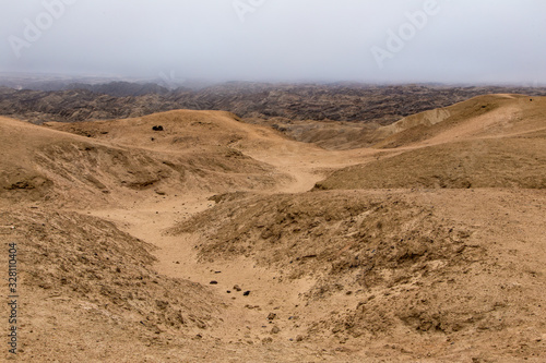 The valley of the moon east of Swakopmund 