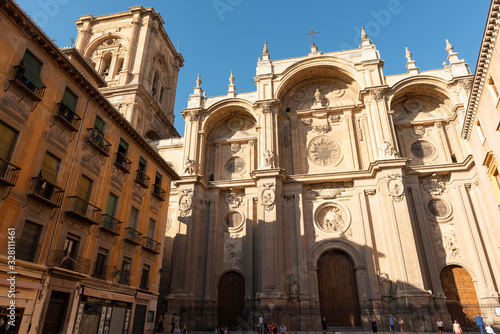 Granada, España - 17 de agosto de 2019: Catedral de Granada.