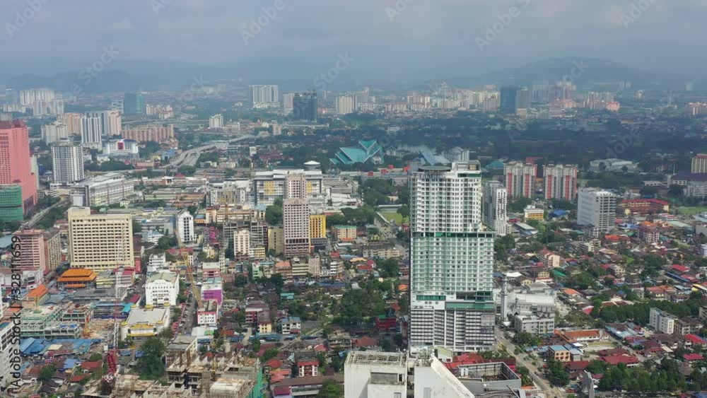 sunny day time kuala lumpur cityscape aerial panorama 4k malaysia sunny day time kuala lumpur cityscape aerial panorama 4k malaysia