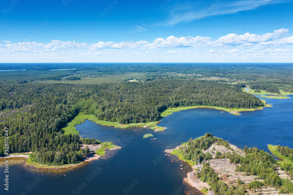 Gulf of Finland top view. Gulf of Finland top view.