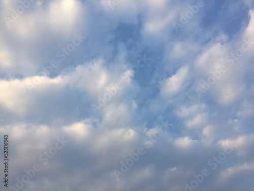 Fototapeta Naklejka Na Ścianę i Meble -  beautiful cloudy sky covered in the sky on a clear weather day
