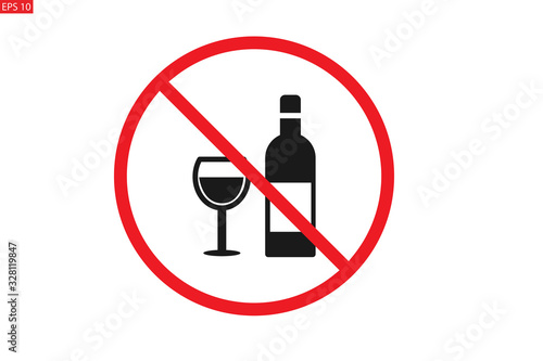 Alcohol not  allow icon 