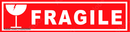Stcker: fragile - hadle with care - this way up	
