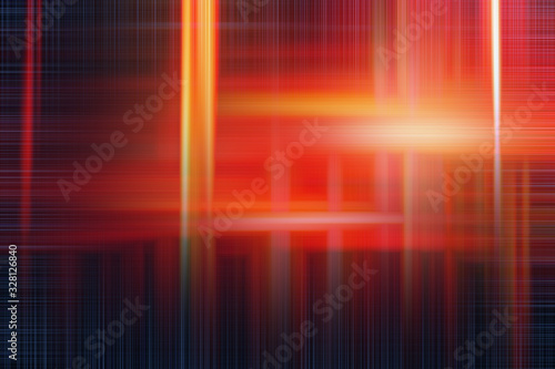 Crossed beams/rays of light. Light web, squares 3D background-illustration