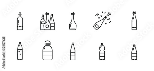 Bottles icons