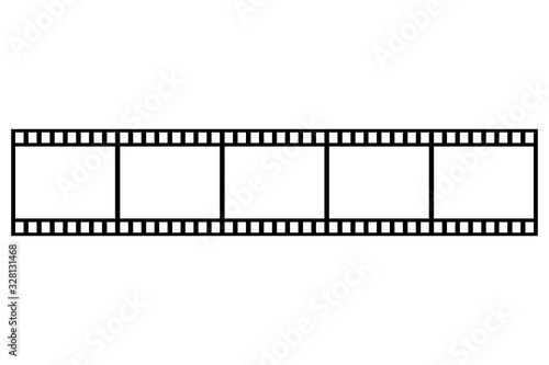 Film strip vector icon. Design vector illustration